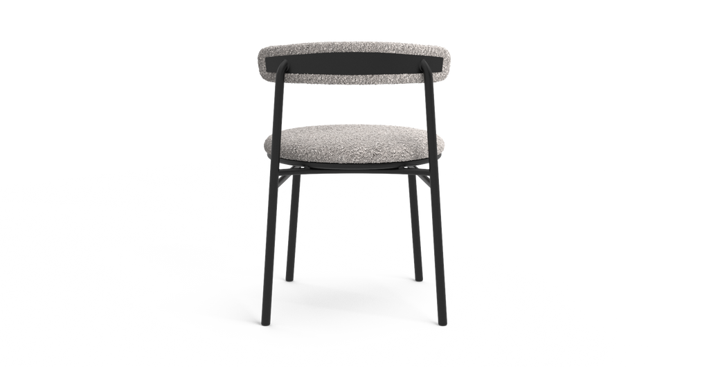Set of 2 Brosa Lancel Dining Chairs (Pebbled Sand Boucle)
