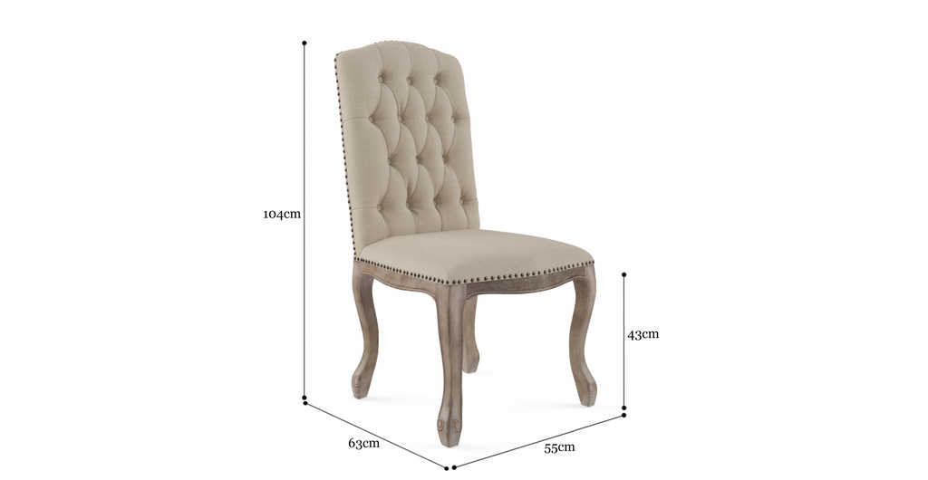 Brosa Marie Dining Chair (French Beige)